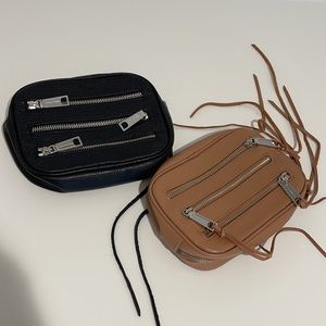 2 Brown and Black Rebecca Minkoff Belt Bag $195